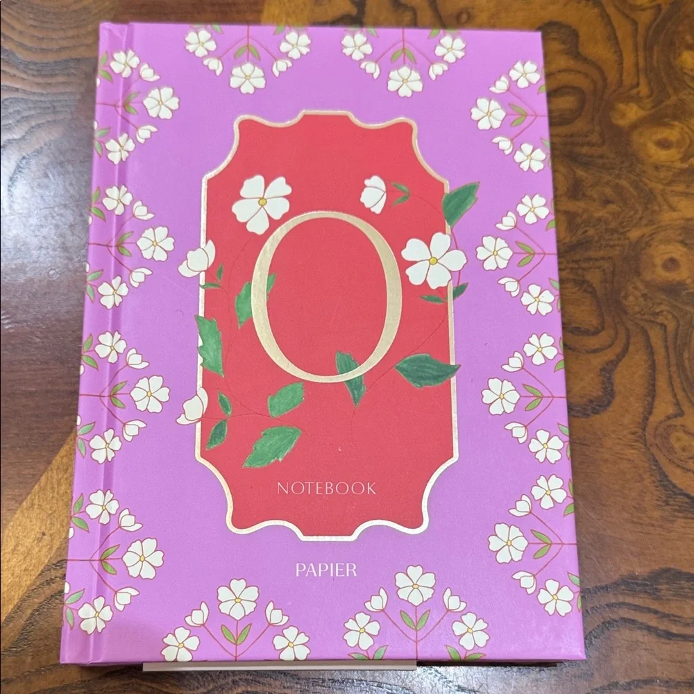 Anthropologie O Notebook & Natural Life Slough Pen